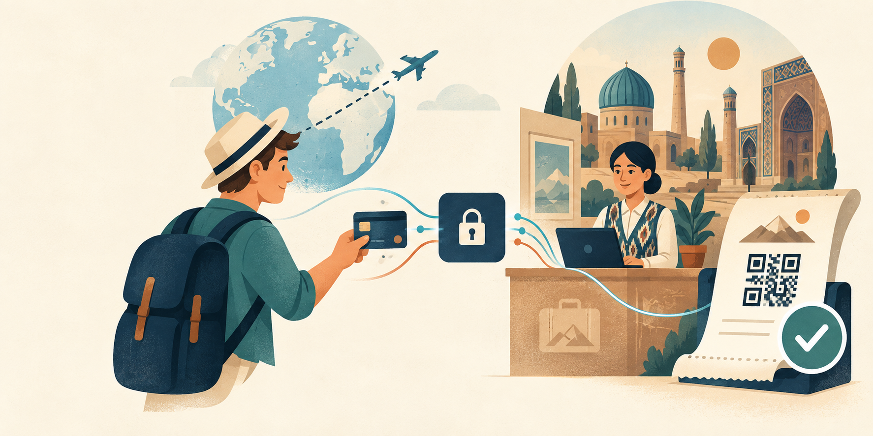 Иностранный турист оплачивает тур банковской картой, а туроператор формирует фискальный чек